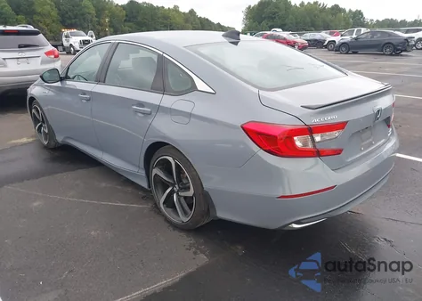 2022 Honda Accord Sport z USA, uszkodzony, nr VIN 1HGCV3F2XNA013754